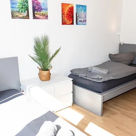 Cosyhomes24 - Wifi, Einzelbetten, Tv, Parkplatz