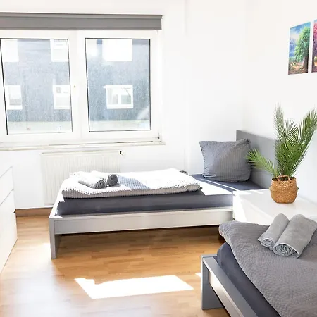 Cosyhomes24 - Wifi, Einzelbetten, Tv, Parkplatz * Gelsenkirchen